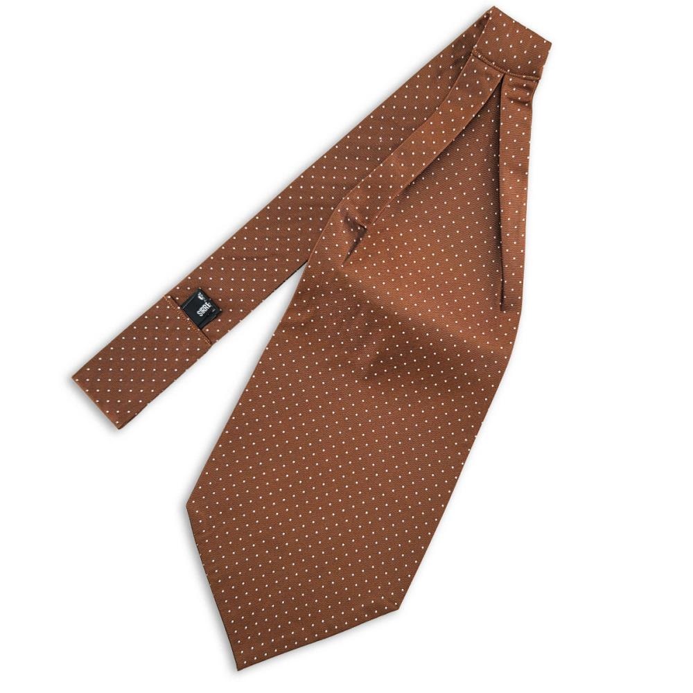 Schalkrawatte Mayfair Dots Rust - 2