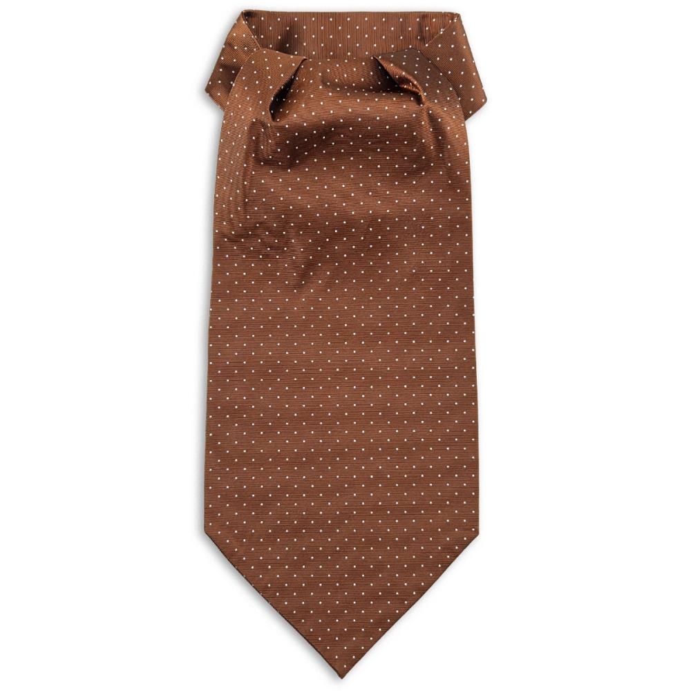 Schalkrawatte Mayfair Dots Rust - 3