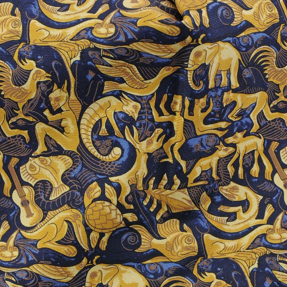 Schalkrawatte Mosaic yellow - 3