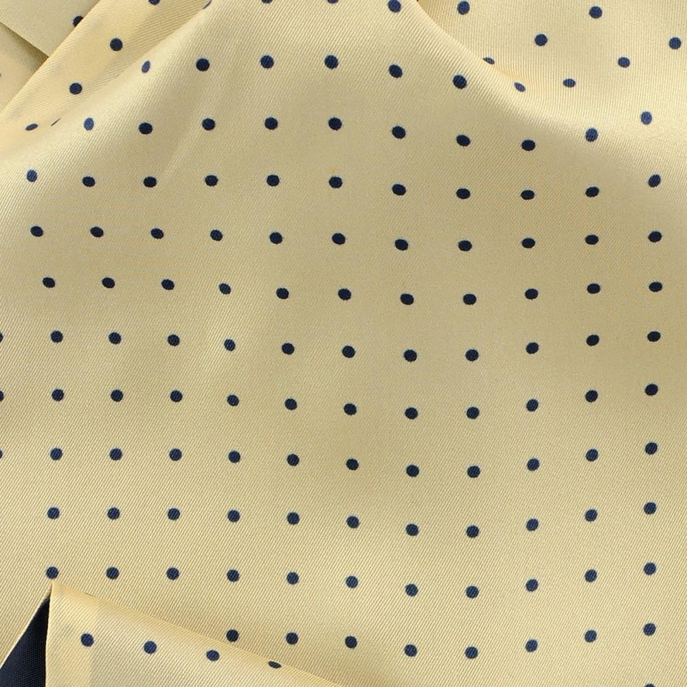 Schalkrawatte Polkadots gelb - 3