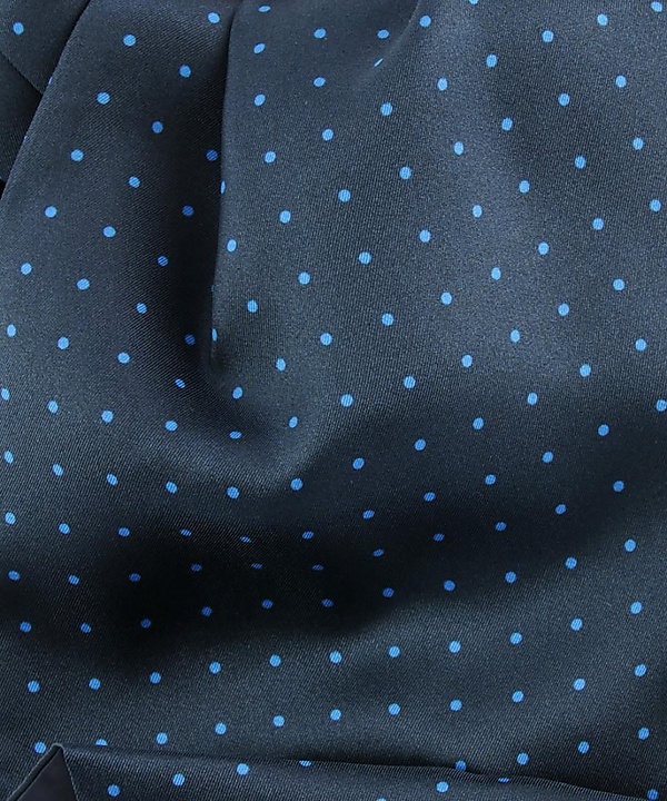 Schalkrawatte Polkadots navy