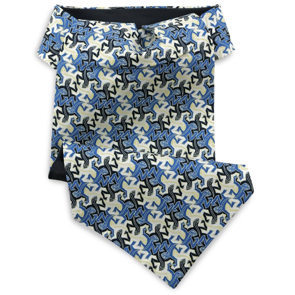 Schalkrawatte Salamander blue - 1