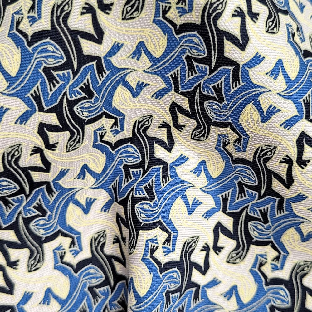 Schalkrawatte Salamander blue - 3