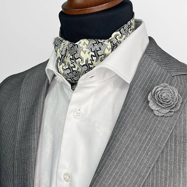 Schalkrawatte Salamander grey