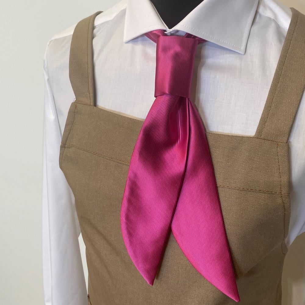 Servicekrawatte fuchsie Repp - 1