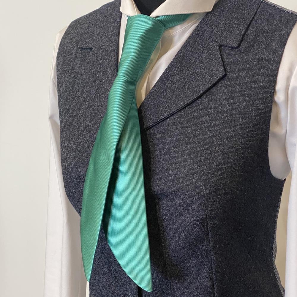 Servicekrawatte mintgrün Repp - 1