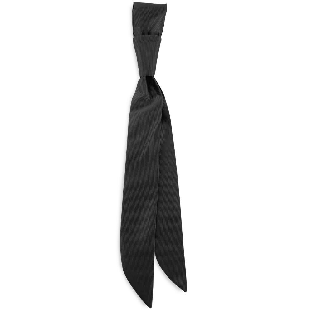 Servicekrawatte schwarz Repp - 1