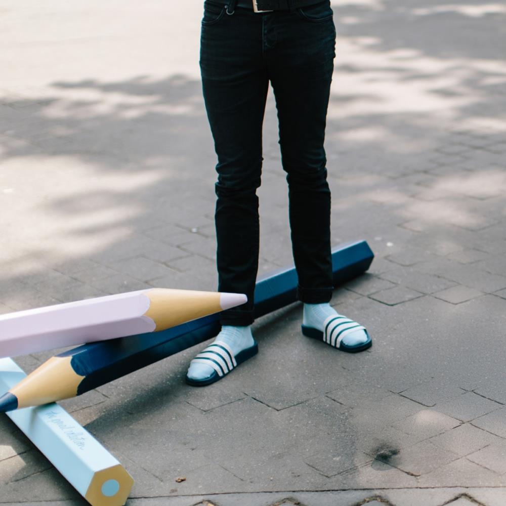 socks Pencil Classic Hellblau - 2