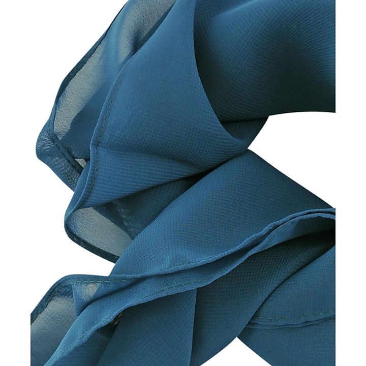 Tuch einfarbig Antike blau quadratisch