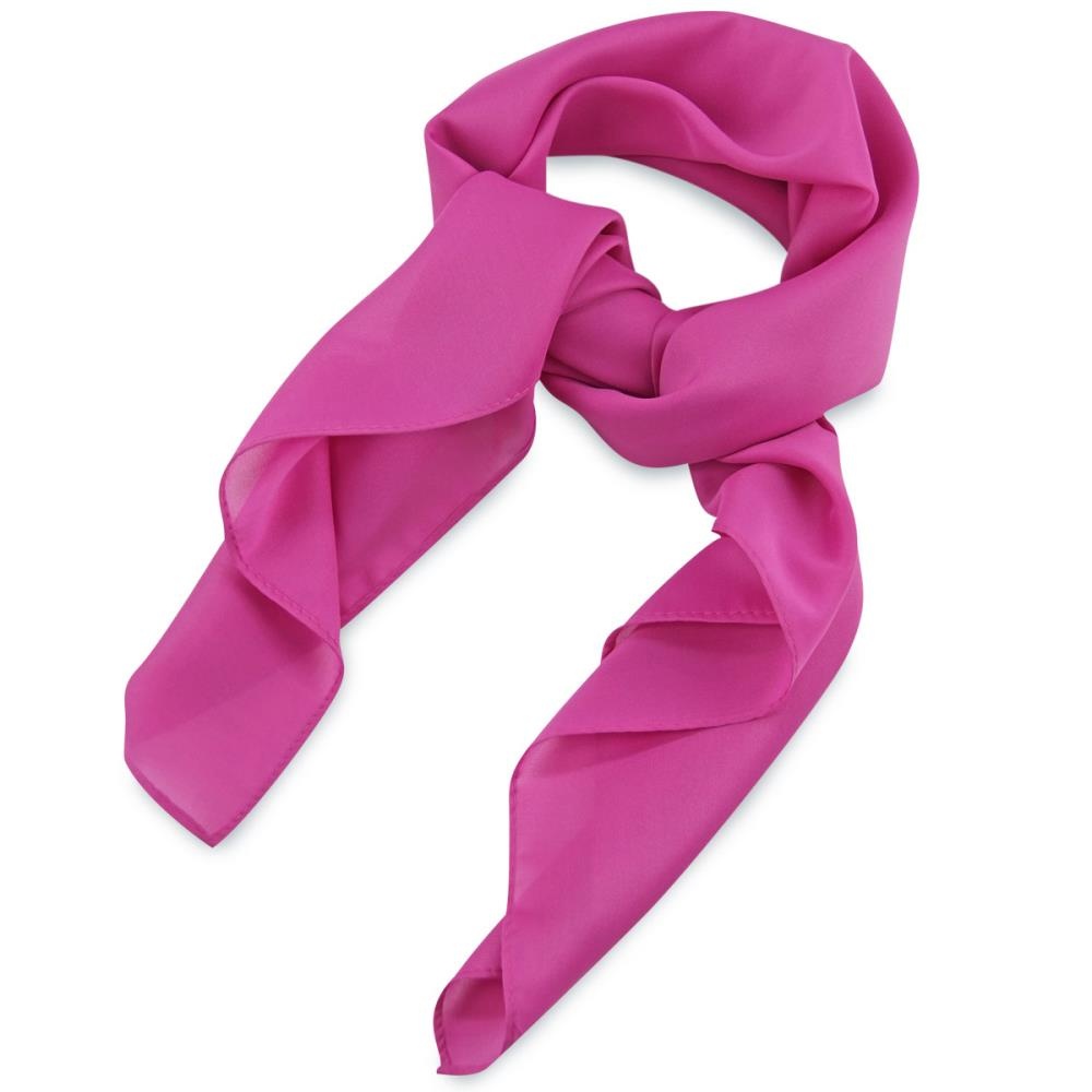 Tuch einfarbig fuchsie quadratisch - 1