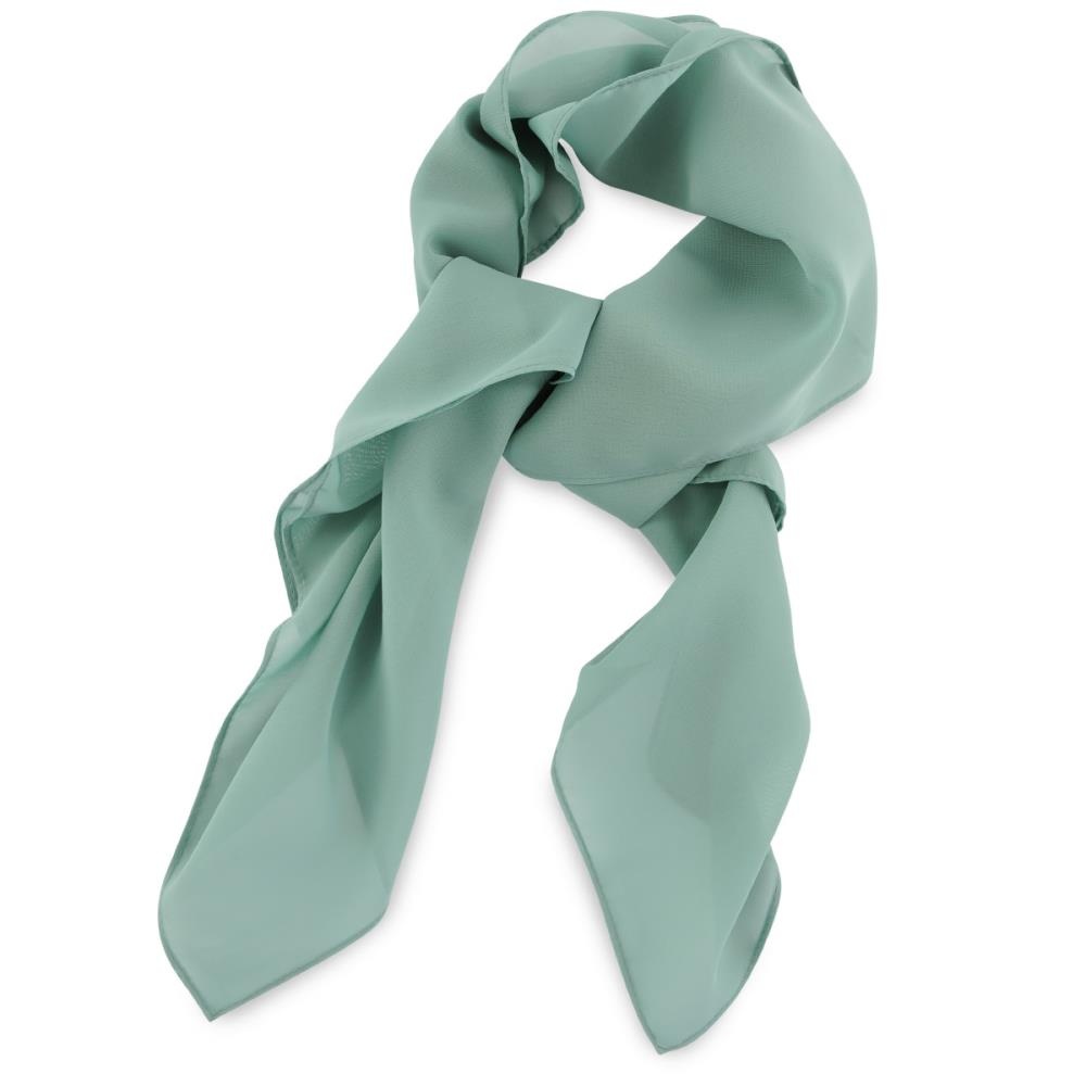 Tuch einfarbig salbei quadratisch - 1