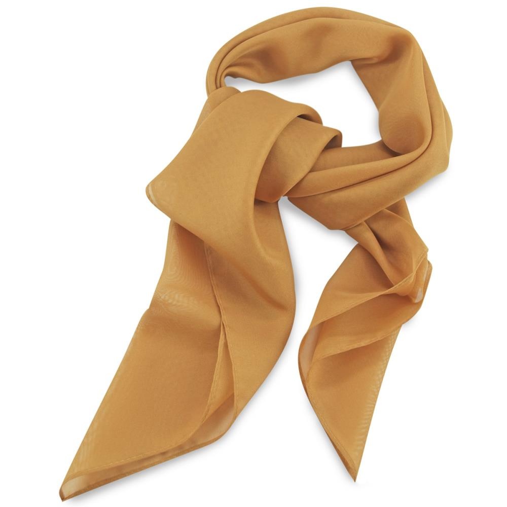 Tuch ocker quadratisch - 1
