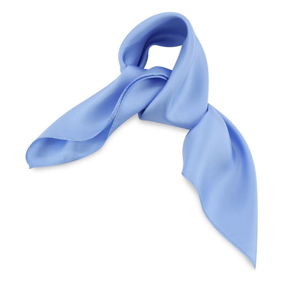 Tuch Seide Hellblau quadratisch - 1