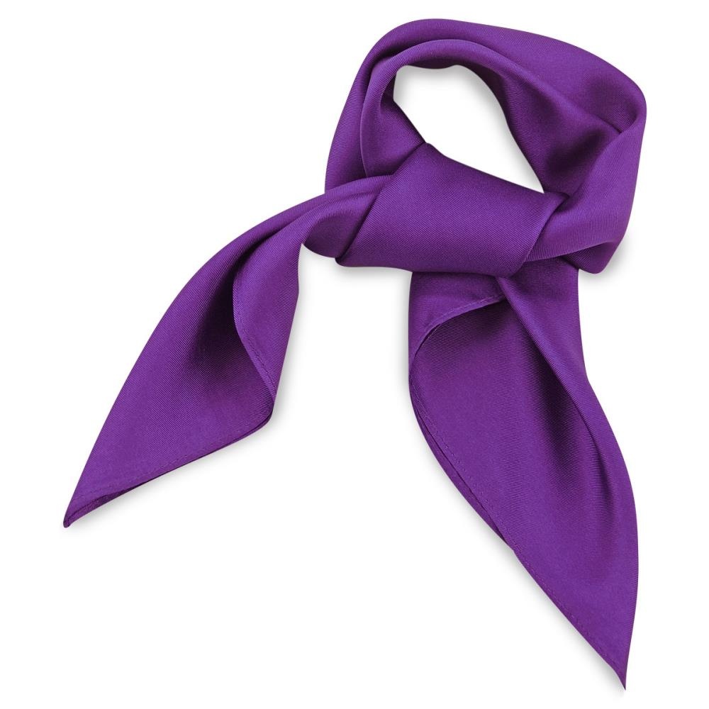 Tuch Seide Violett quadratisch - 1