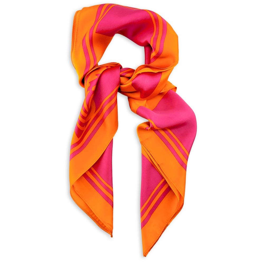 Tuch Viva Silk fuchsia orange - 1