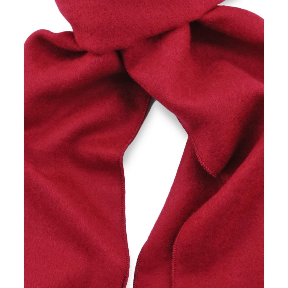 Unisex Schal Viskose bordeauxrot länglich - 2