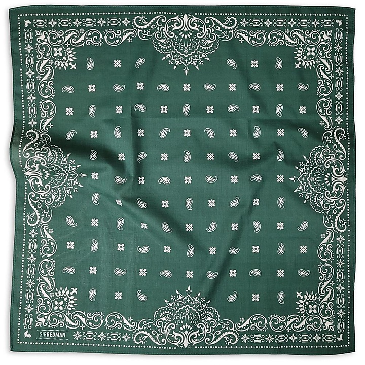 WORK bandana flaschengrün