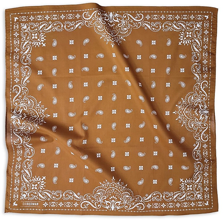 WORK bandana kognak