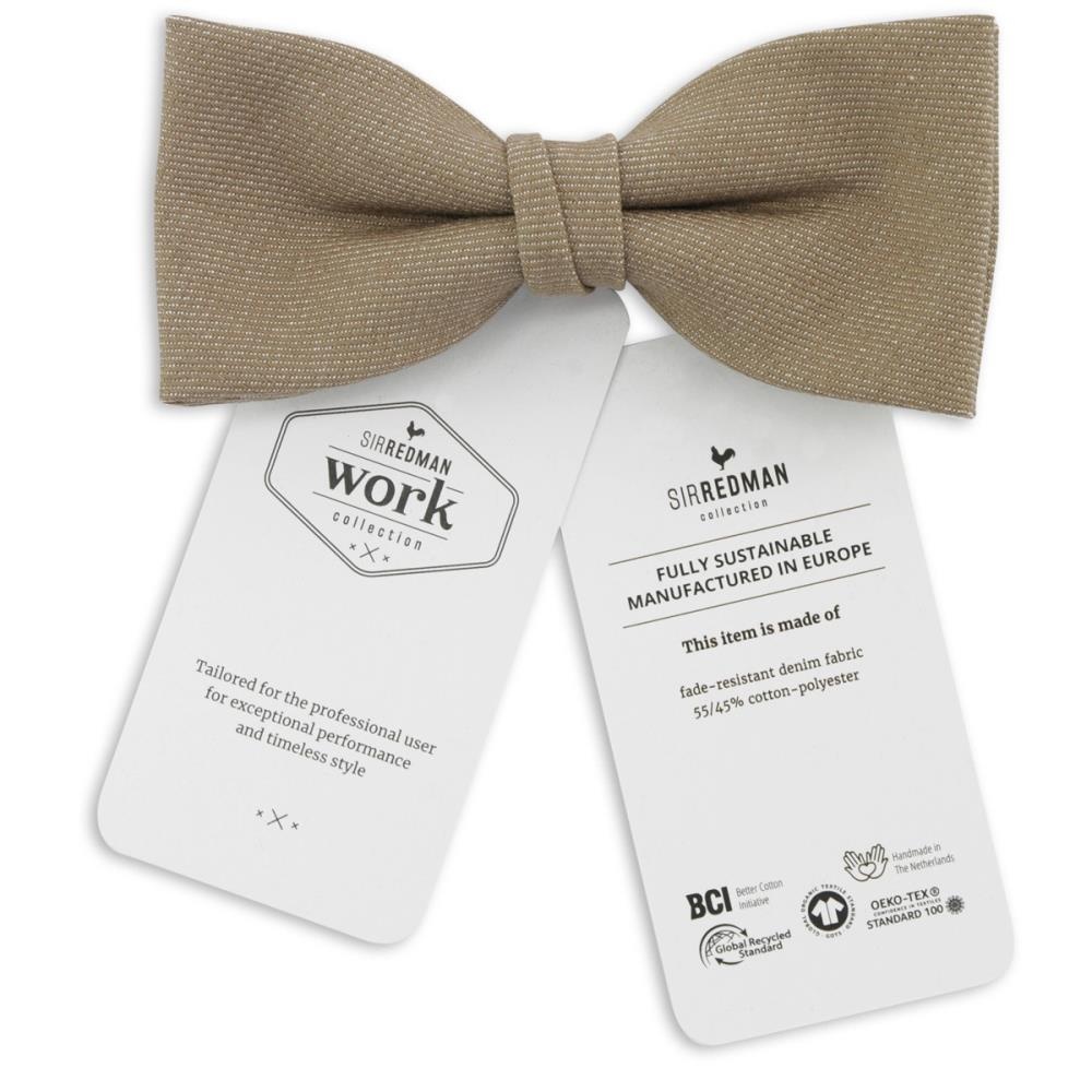 WORK Fliege Denim taupe - 3