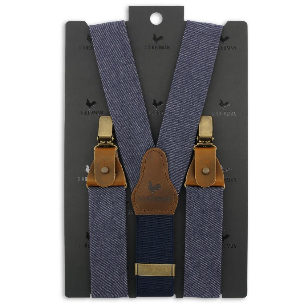 WORK Hosenträger Denim blau - 4