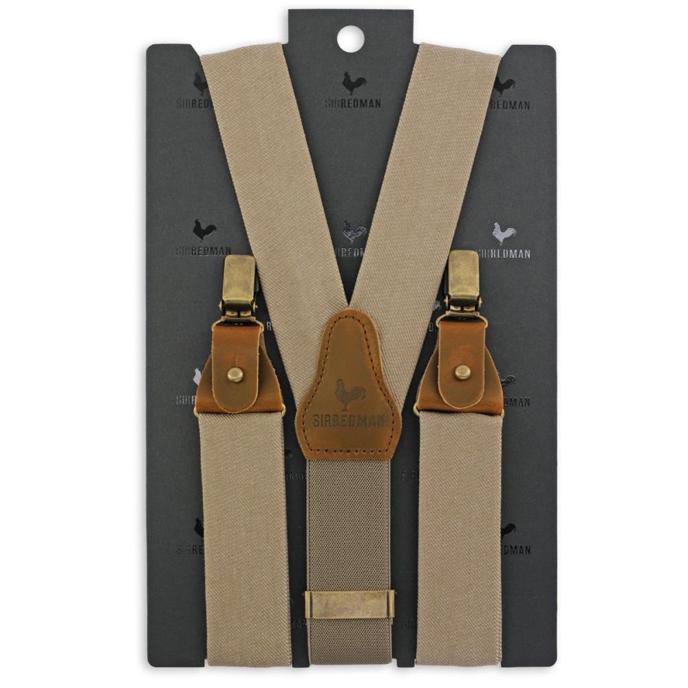 WORK Hosenträger Denim taupe - 5