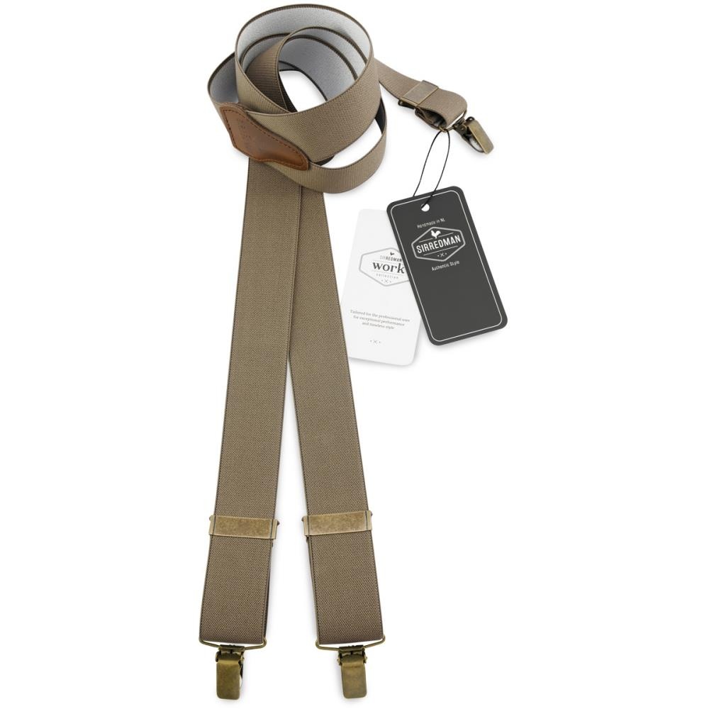WORK Hosenträger taupe - 1