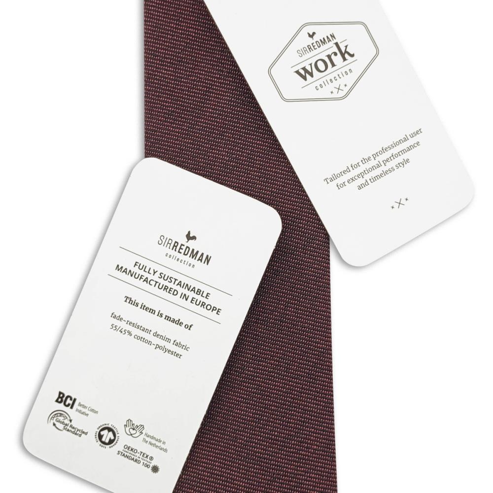 WORK Krawatte burgundy Denim - 3