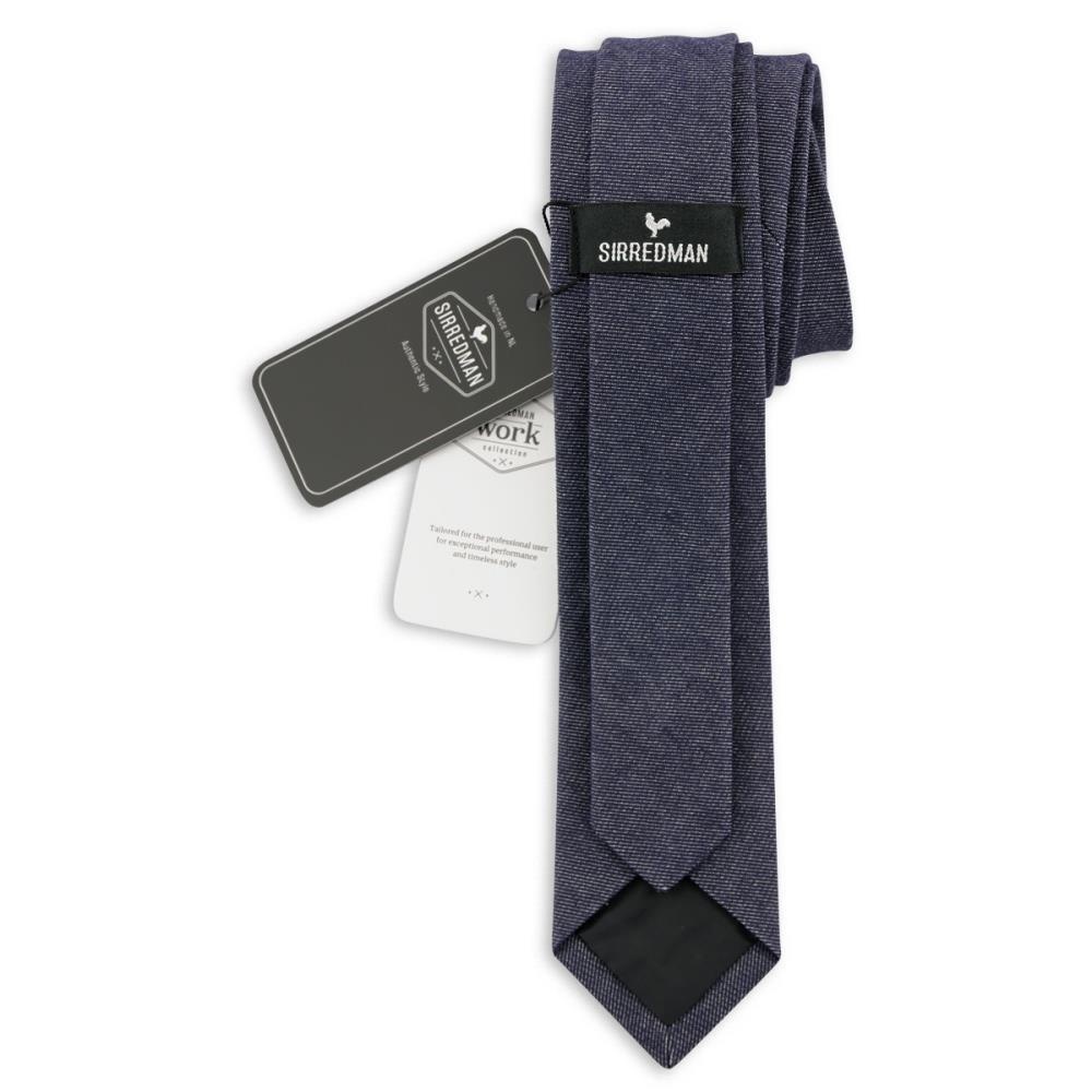 WORK Krawatte Denim blau - 4