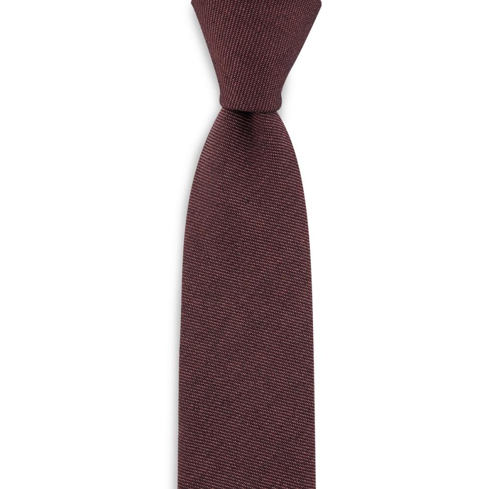 WORK Krawatte Denim burgundy - 1