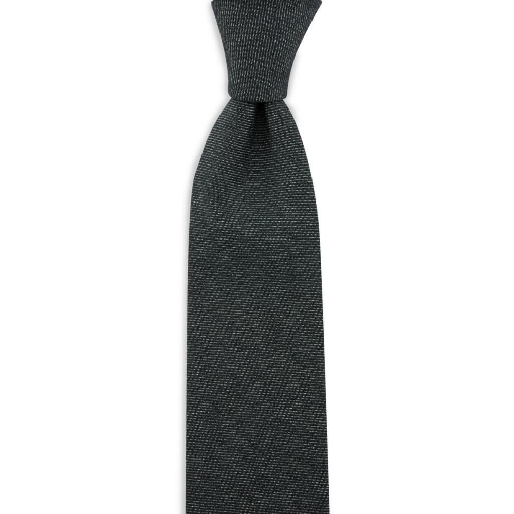 WORK Krawatte Denim schwarz - 1