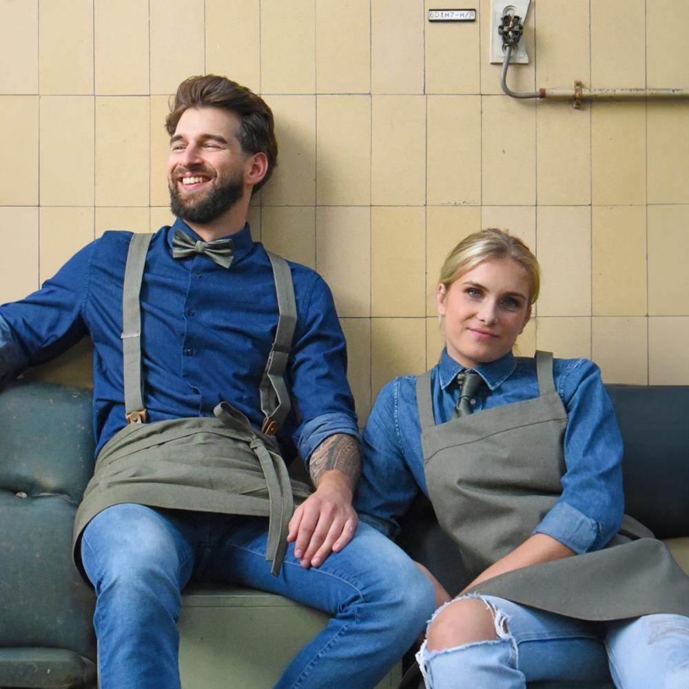 WORK Krawatte olivegrün - 1