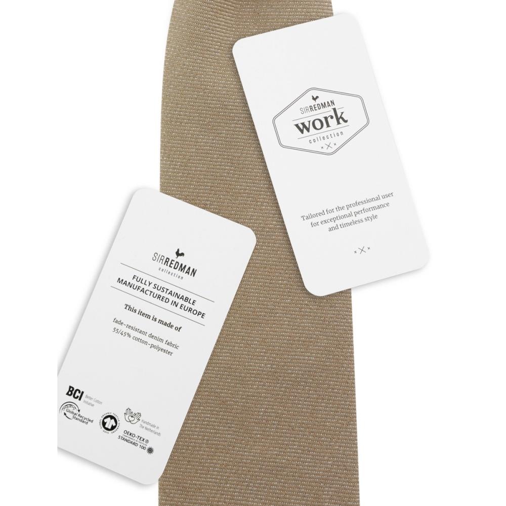 WORK Krawatte taupe Denim - 3