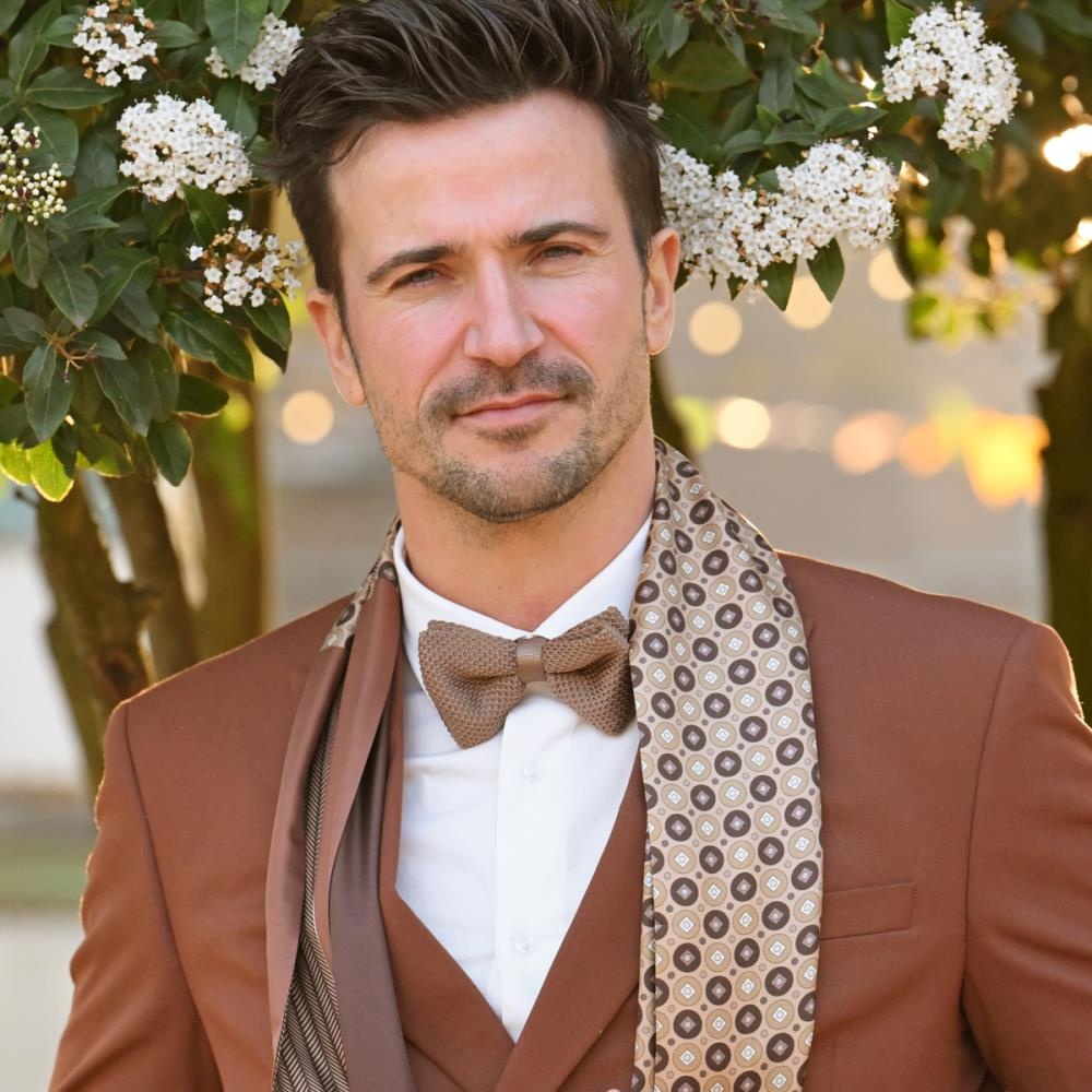 WORK Strickfliege warm taupe - 1