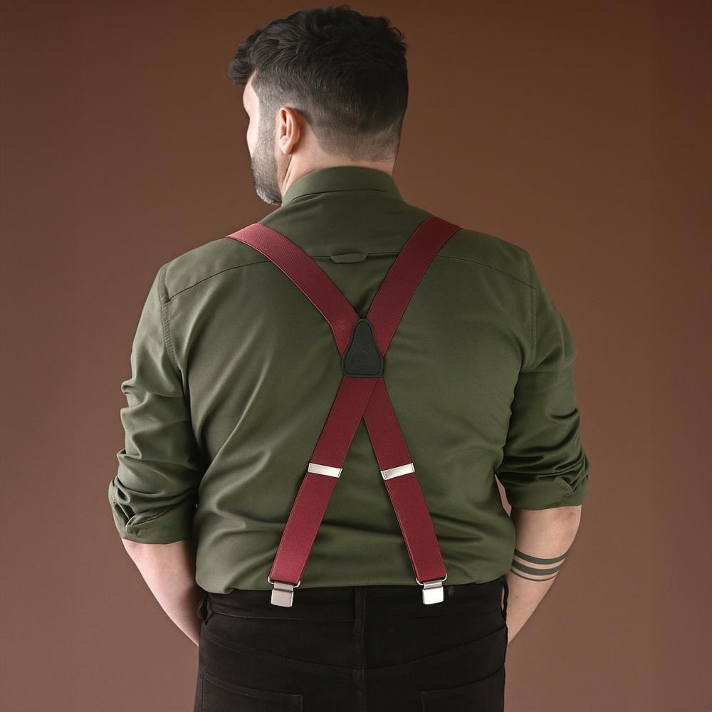 XL Hosenträger bordeaux - 2