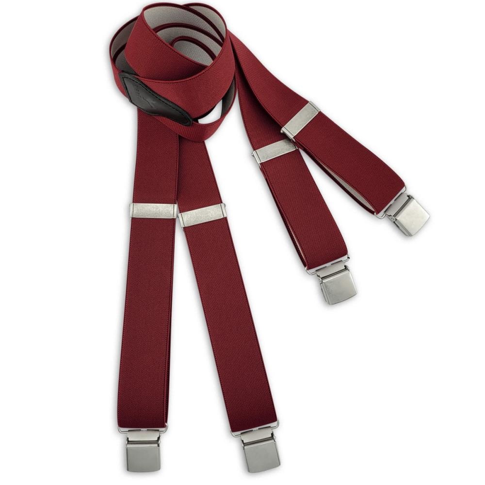 XL Hosenträger bordeaux - 4