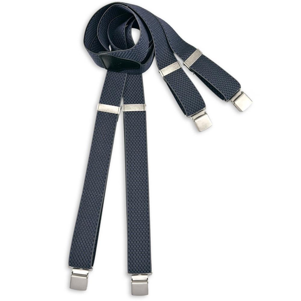XL Hosenträger Elegance blau grau - 2