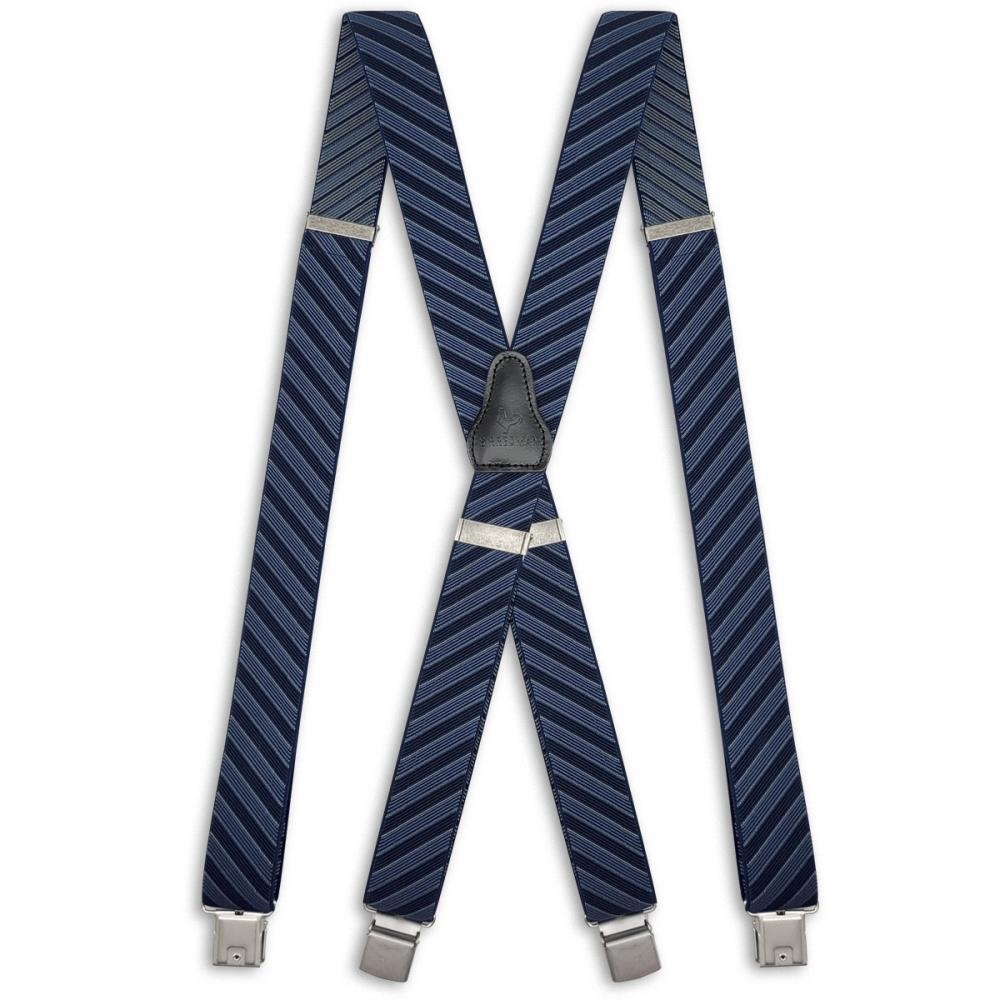 XL Hosenträger Oblique blau - 1