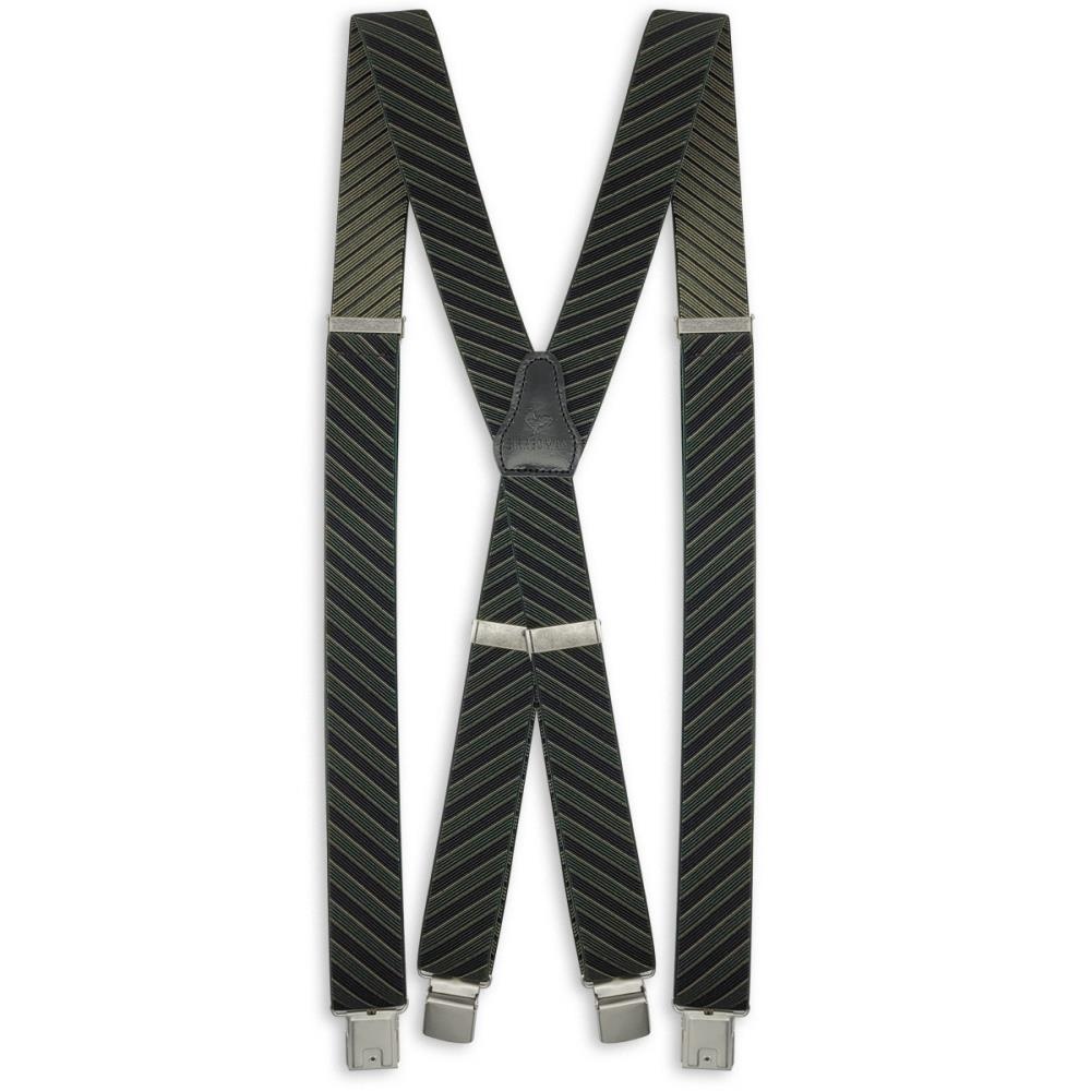 XL Hosenträger Oblique grün - 1