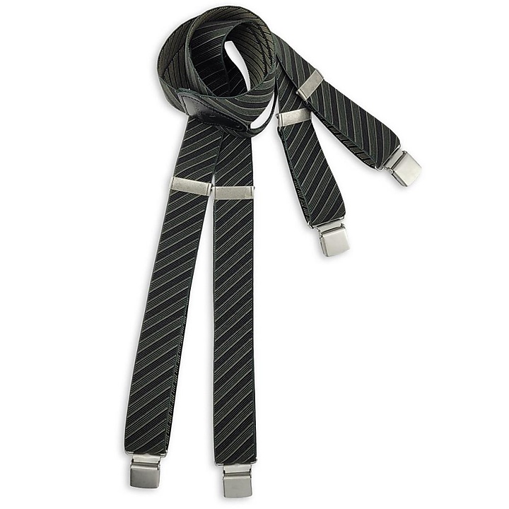 XL Hosenträger Oblique grün