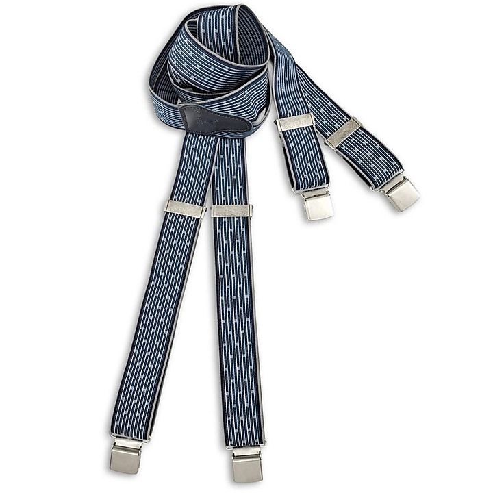 XL Hosenträger Sherwin grau blau
