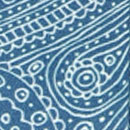 Sir Redman Luxuriöse Hosenträger Paisley Sketch blau