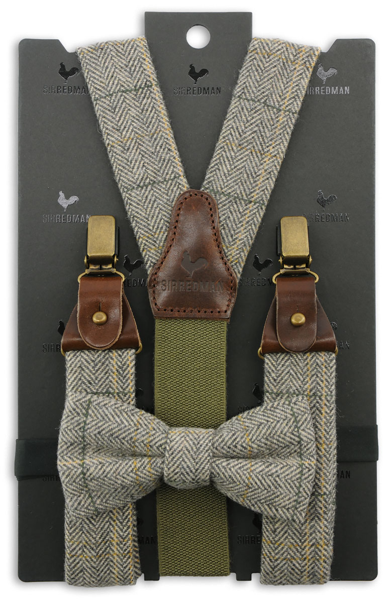 Sir Redman Hosentrager Combi Pack Christian Tweed beige | Hosentrager